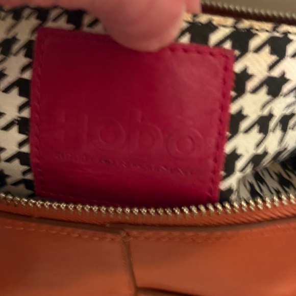 Hobo V6804 Womens Cognac Angelica Leather Handbag EUC - Picture 5 of 10